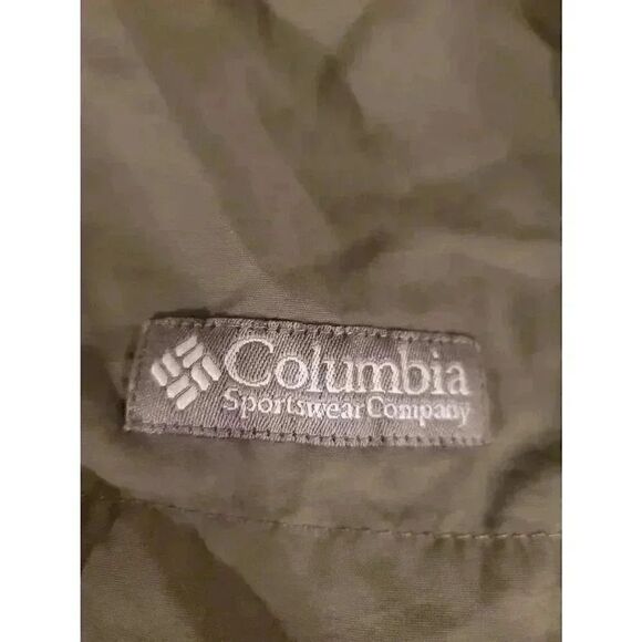 Columbia Men's Olive Green Nylon Swim Board Shorts EUC sz M - Picture 4 of 5